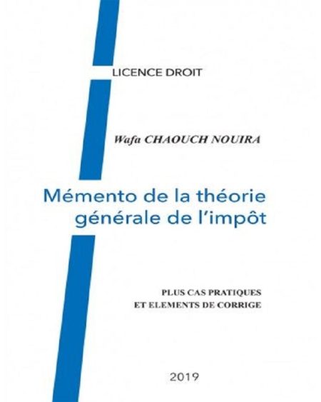 كتاب Mémento de la théorie générale de l'impôt